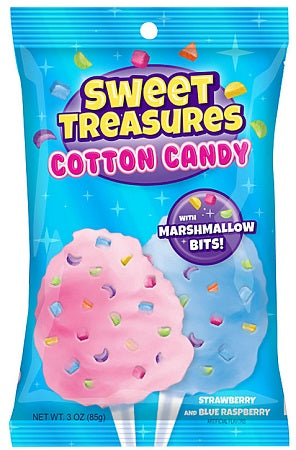 Sweet Treasures Cotton Candy Marshmallow bites 51g (12 pack) -W27