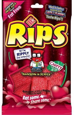 Rips Bite-Size Rippin Cherry 113g (12 pack) - H93