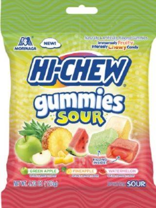 Hi-Chew Peg Bag Sour Gummies Mix 120g (9 Pack) -X44