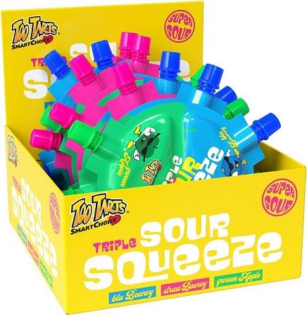 Too Tarts Sour triple Squeeze Candy g (12 pack) A30