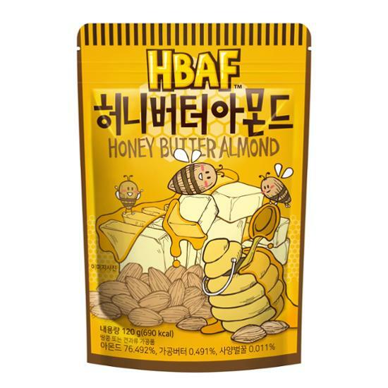 HBAF Honey Butter Almond 120g (20 pack) Z74/Z78