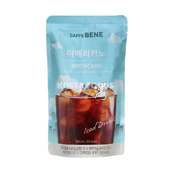 CAFFE BENE Americano Pouch 190ml (50 pack) -