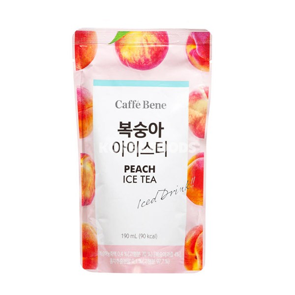 CAFFE BENE Peach Ice Tea 190ml (50 pack) - G0