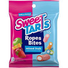 Sweetarts Rope Bites mixed Fruits  149 g (12 Pack) -