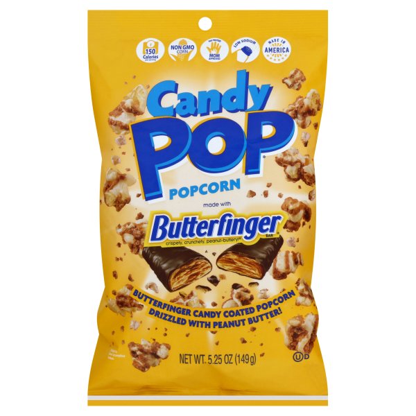 Candy Pop Butterfinger Popcorn 1oz (pack 48)