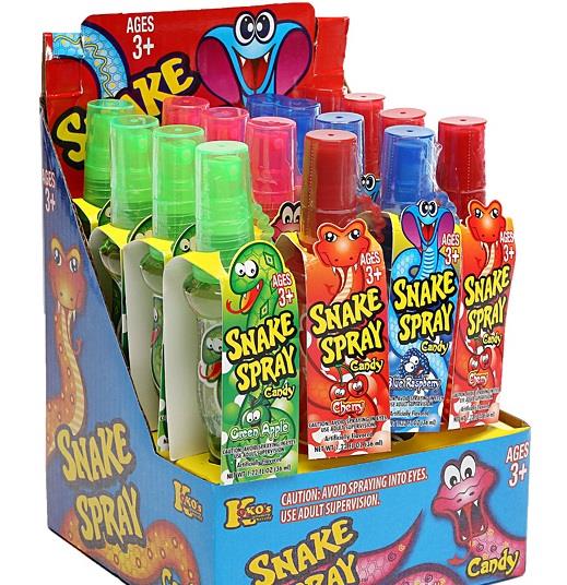 Koko's Snake Spray Candy 36ml (16 pack) D22