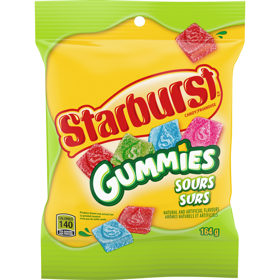 STARBURST Peg Sour Gummies  142g (12 Pack) - G12