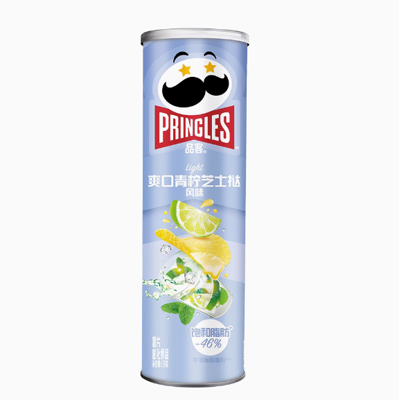 Pringles flavor Lime & Tarte potato crisps	110g (20 pack) - W36