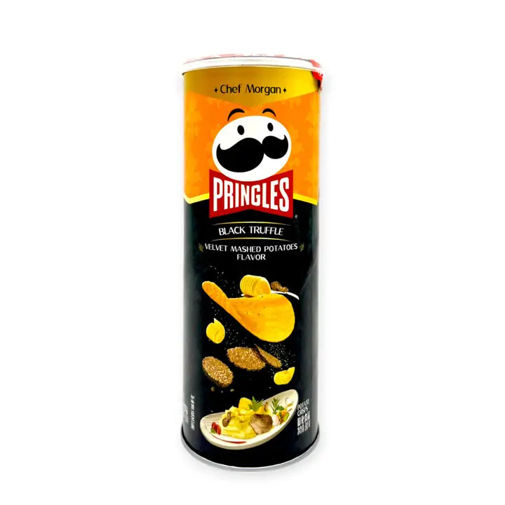 Pringles Potatoes chips Black Truffle Velvet Mashed Potats Flavor 80g (24 pack)-H93/94/91