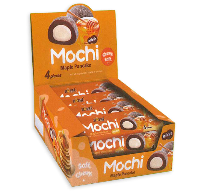 ROYAL FAMILY - Minis Maple Pancake Mochi Snack pack 40g ( 12 pack)