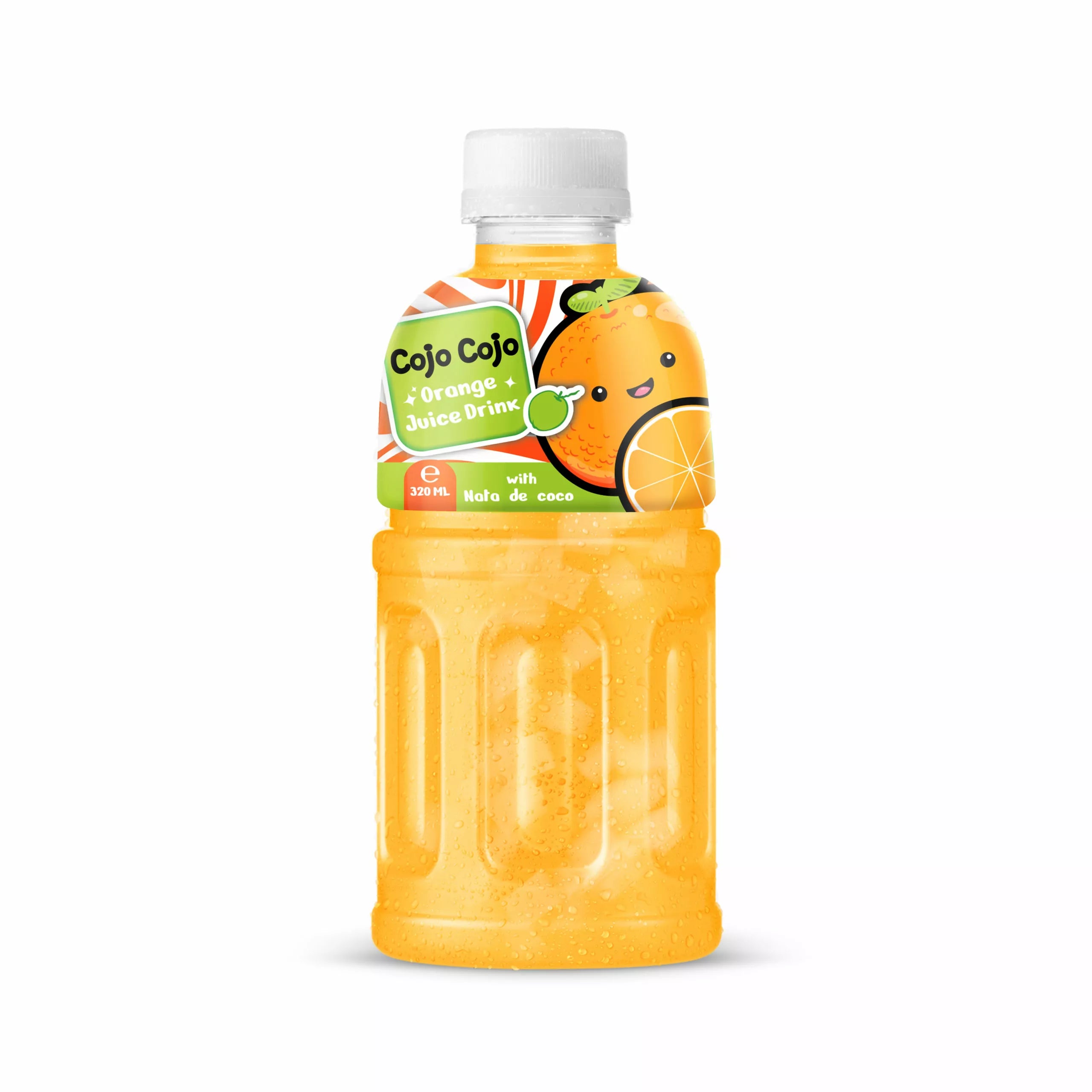 Cojo Cojo Orange Juice Drink With Jelly Coconut 320ml (24 pack) - N0