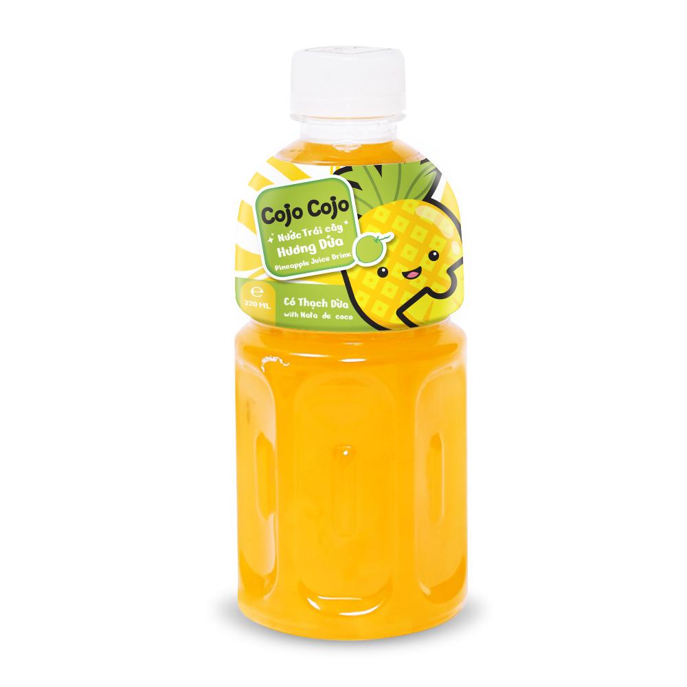 Cojo Cojo Pinapple Juice Drink With Jelly Coconut 320ml (24 pack).