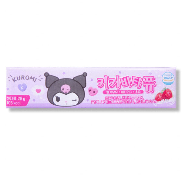 SANRIO Kuromi Gummy Strawberry Milk Flavor 28g (15 pack) - F5