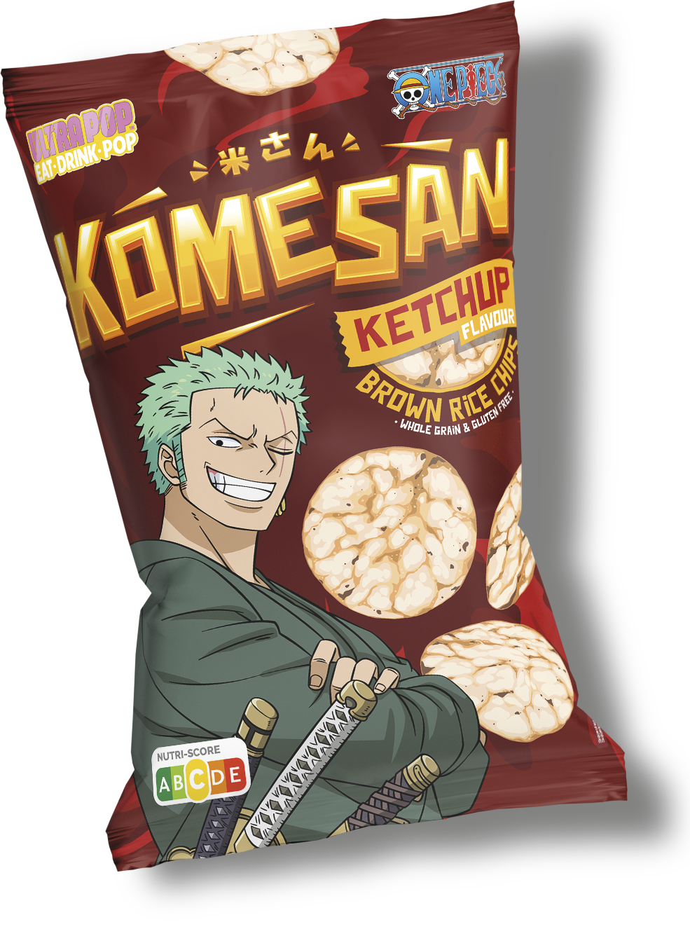 One Piece Zoro Rice Chip ketchup flavor 60g (24 pack) - Z46-47