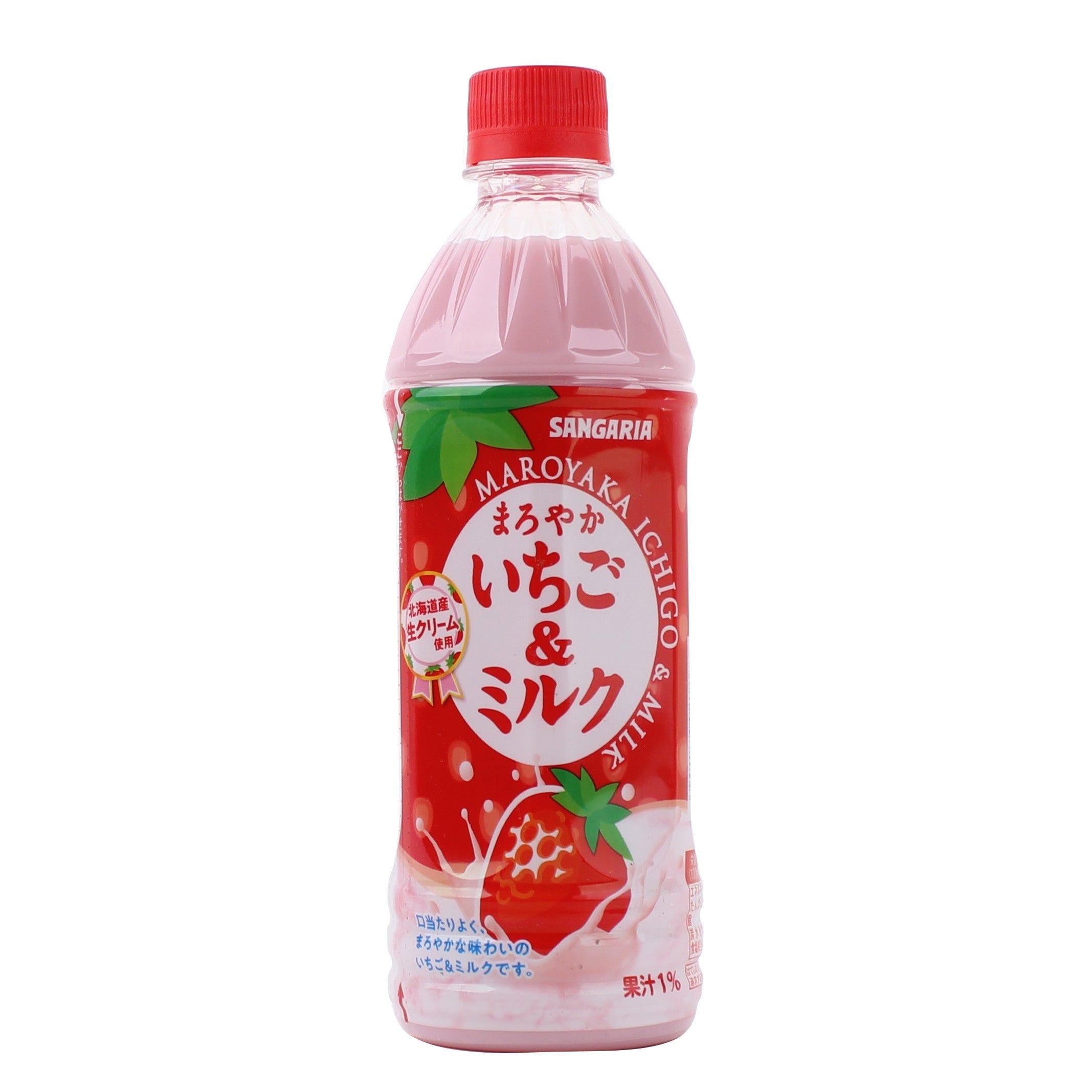 SANGARIA Mild Strawberry & Milk Drink 500ml PET (24 Pack)