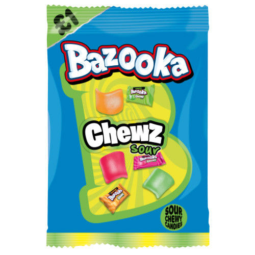 Bazooka Chews Sour 120g (12 pack)