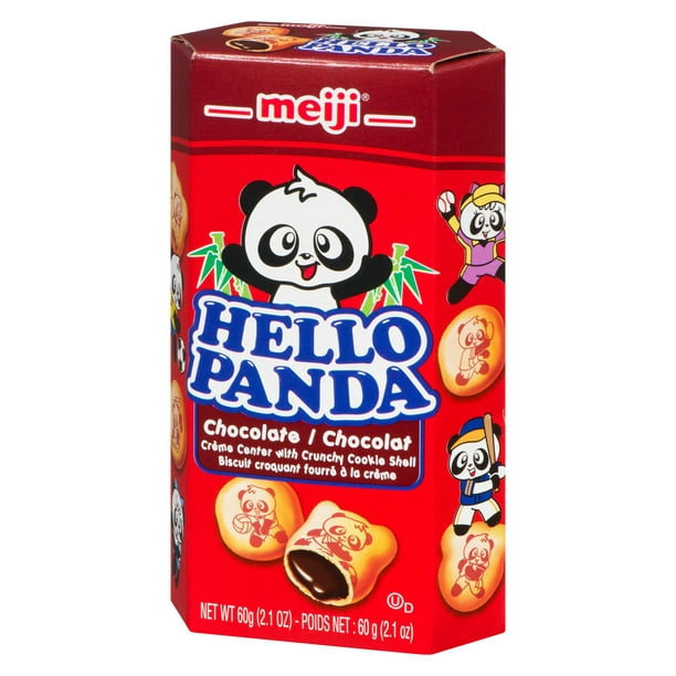 Meiji Hello Panda Chocolate Biscuits 43g ( 10 pack) - W36/33.