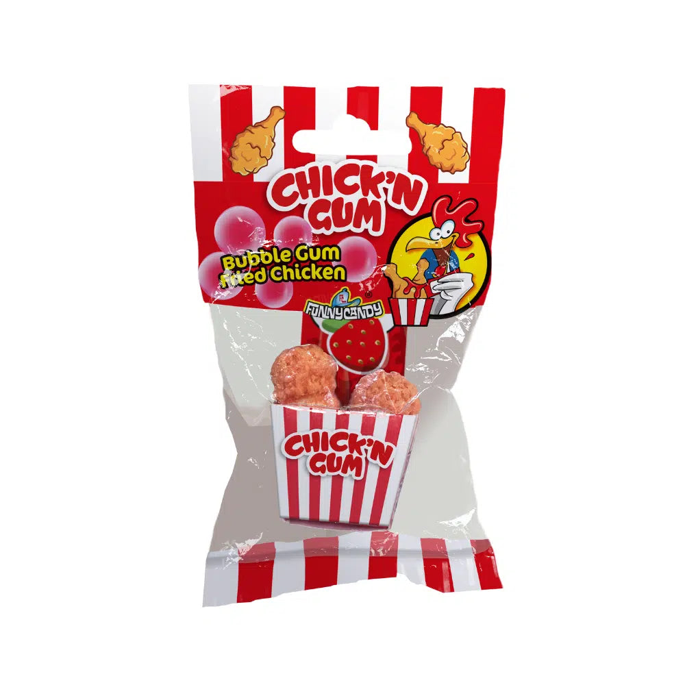FUNNYCANDY Chick'N Gum Bubble Gum 21g (12 pack)