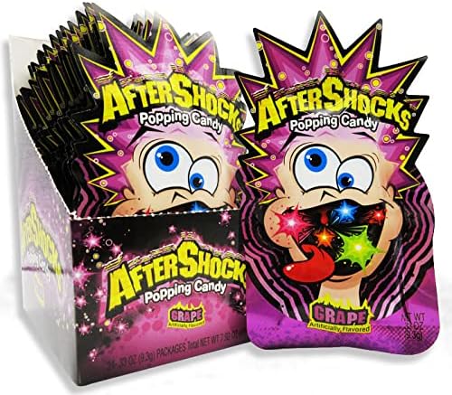 AfterShocks Popping Cotton Candy 9g (24 pack) - D38