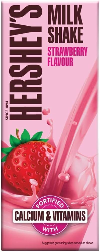 Hershey's Milkshake Strawberry Flavor 180ml (30 pack)