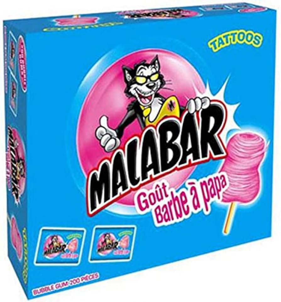 MALABAR Barbe à Papa 200 units - V57