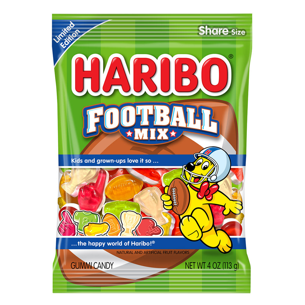 Haribo Football Mix Peg Bag 113g (12 Pack) - W05