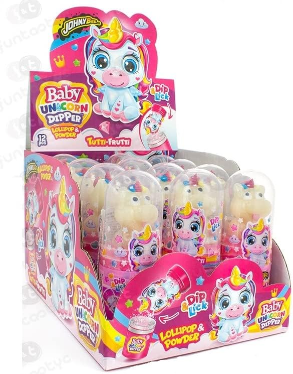 JOHNY BEE Baby Unicorn Dipper 40g (12 pack) - Z72