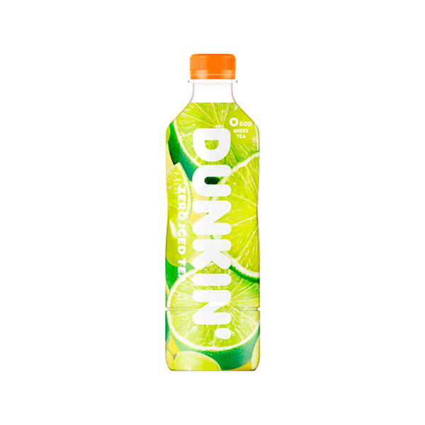 DUNKIN Zero Iced Tea Shine & Lime 500ml (24 pack) - D0