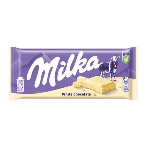 MILKA White Chocolate 90g (24 pack)