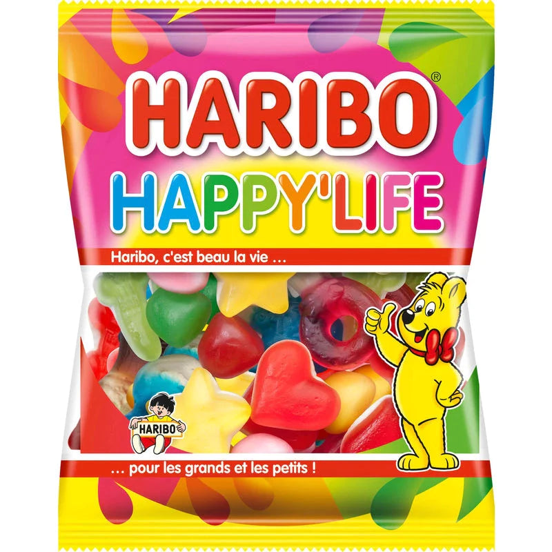 HARIBO HAPPY LIFE 120G (30 pack)E76-Z108-109-110-111 -E76 -E77
