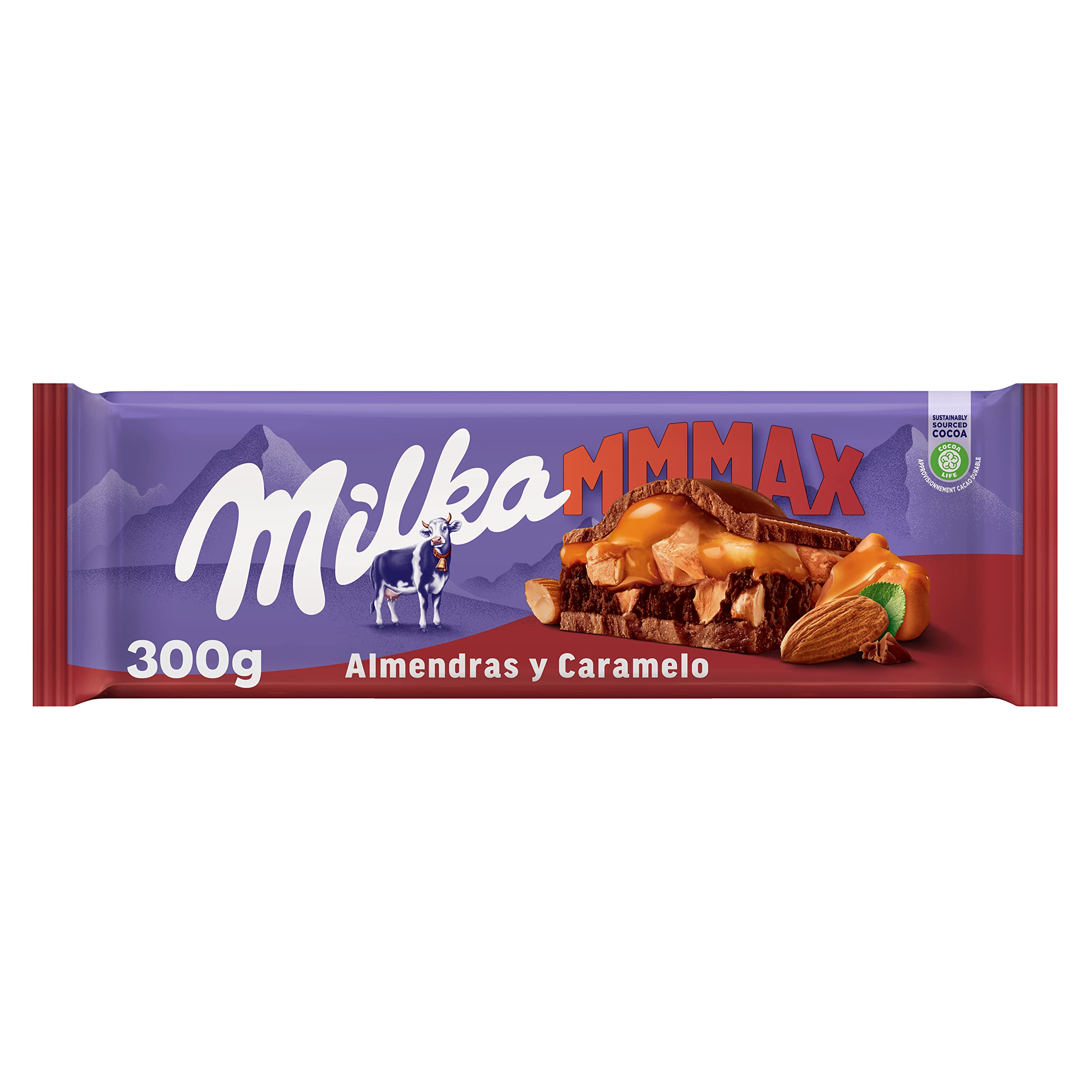 Milka Max Almonds and Caramel 300g (12 pack) -K8.