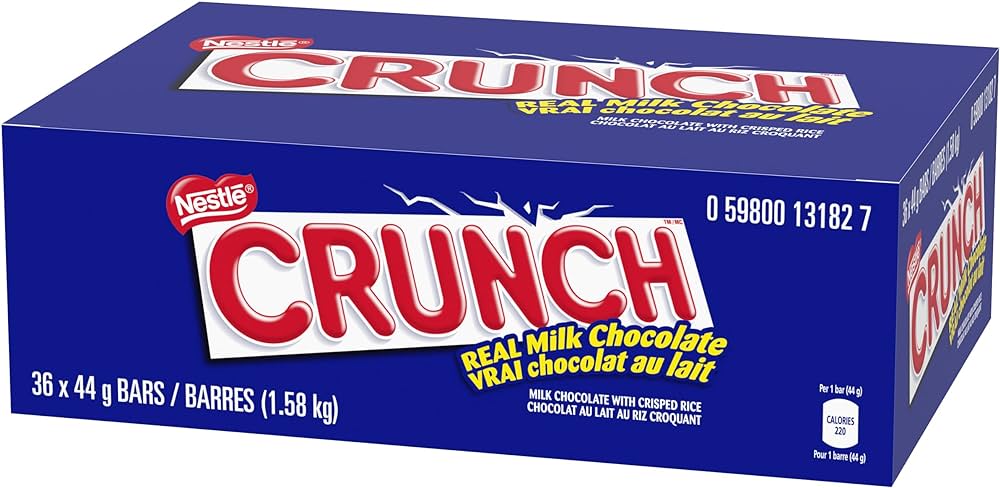 Crunch Chocolate Bar 44 g (36 Pack) - D15