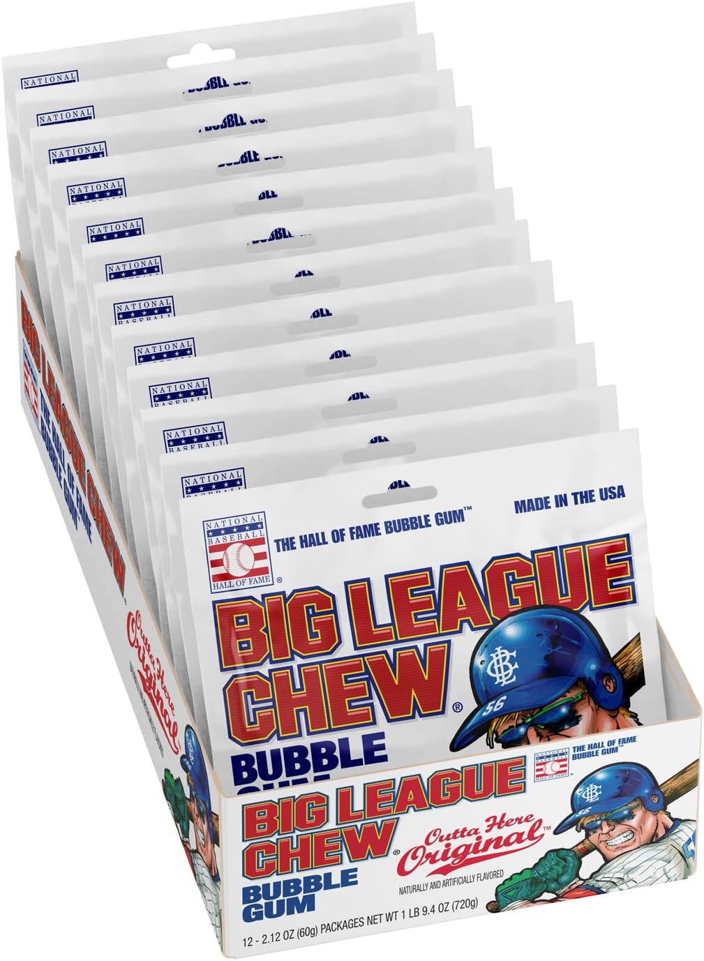 BIG LEAGUE Chew Outta here Original 60 g (12 Pack) - D92