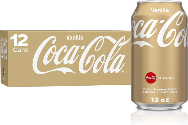 Coca Cola Vanilla 355mL (12 pack) USA