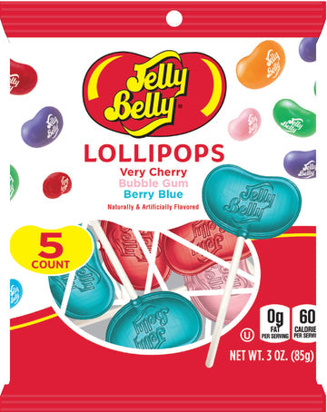 Adams & Brooks Jelly Belly Lollipops 85 g (12 Pack) - B65