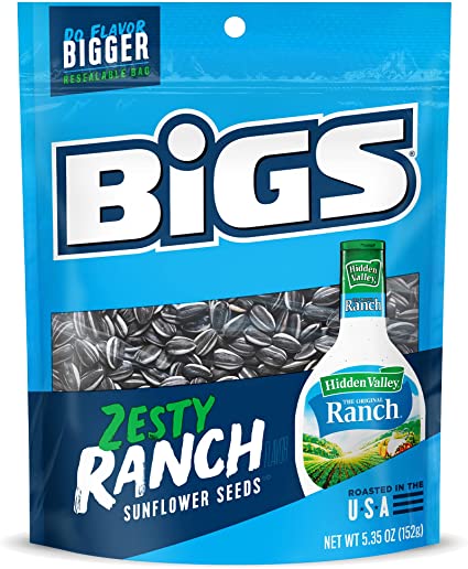BIGS Zesty Ranch Sunflower Seeds 152 g (12 Pack) B92