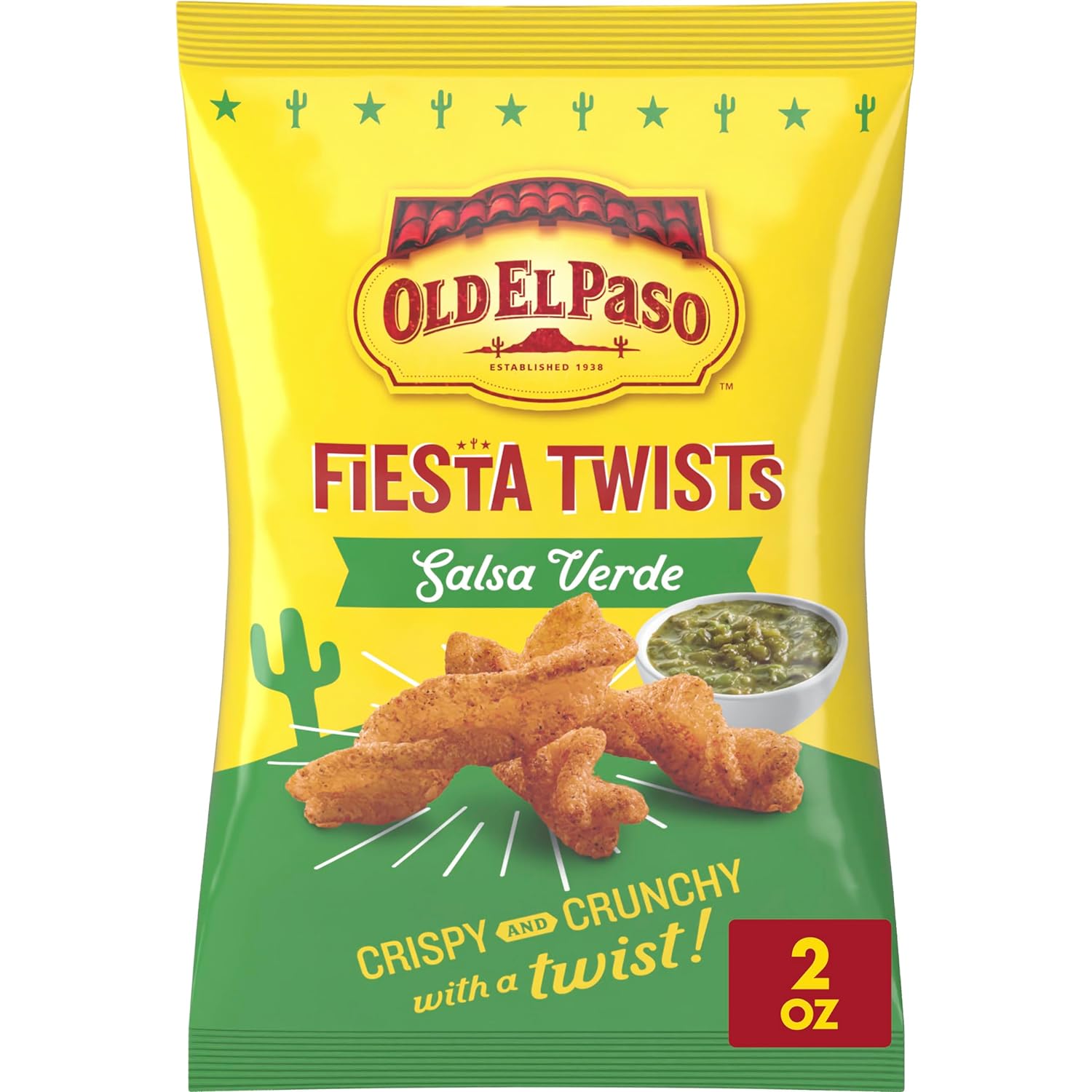 Old El Paso Fiesta Twists Salsa Verde 56g (6 Pack) - B77