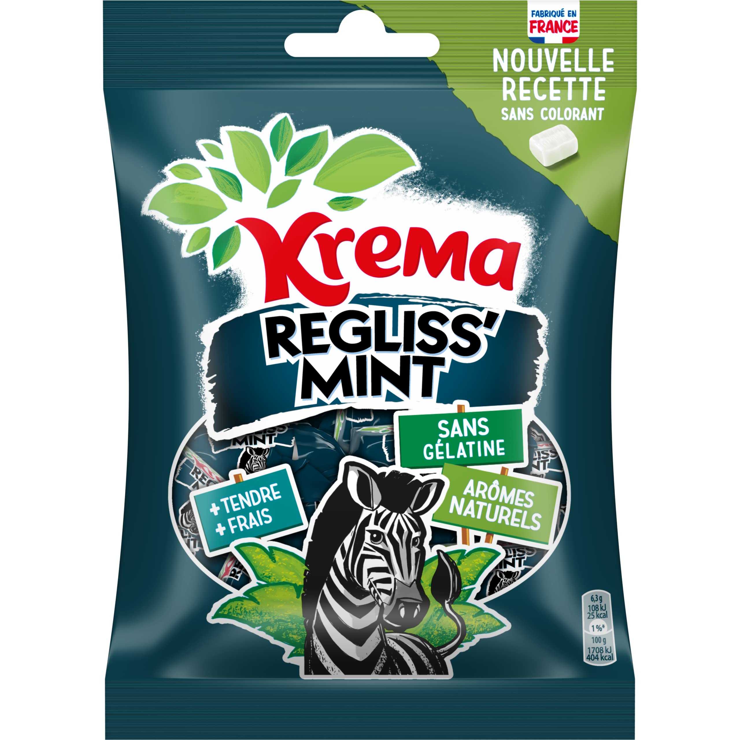 Krema Regliss Mint 150g (12 pack)- France - Veggie -.