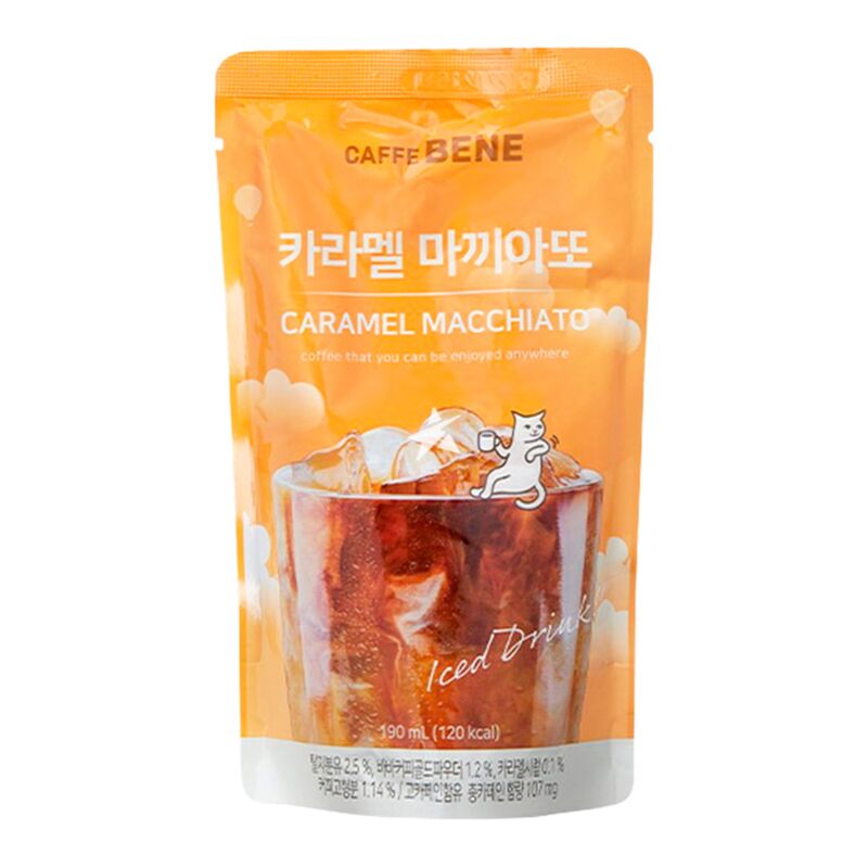 CAFFE BENE Caramel Macchiato Pouch  190ml (50 pack) - G0