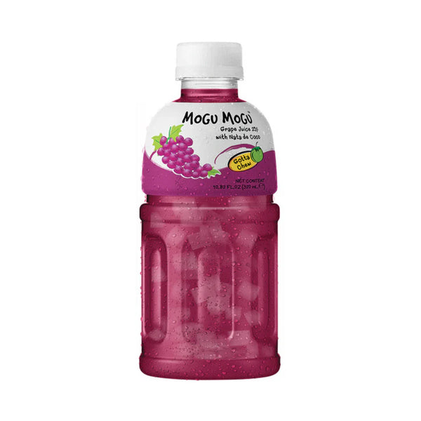 Mogu Mogu Grape Flavored Drink 320ml (24 pack)