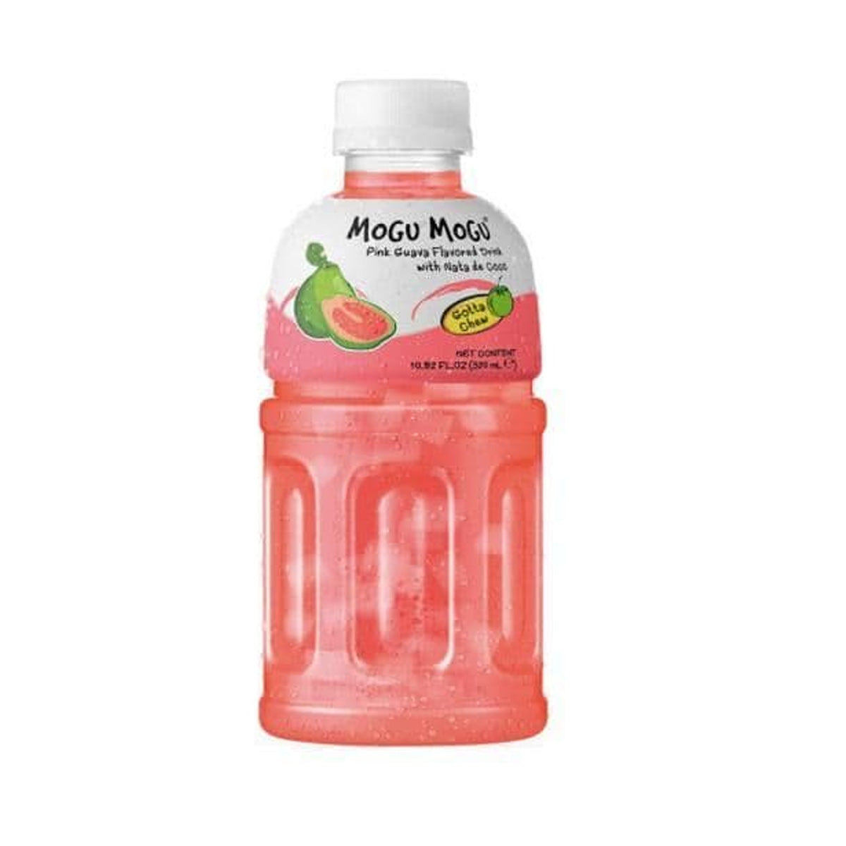 Mogu Mogu Pink Guava fruit Flavored Drink 320ml (24 pack)