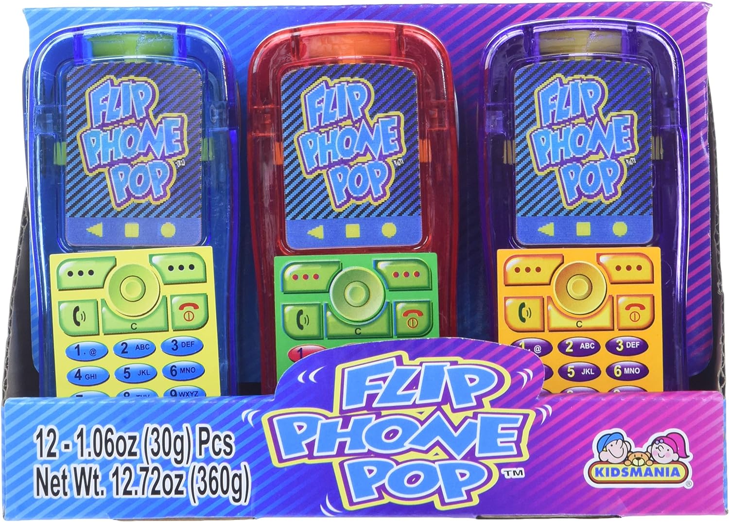 Kidsmania Flip Phone Pop 30g (12 pack) - D1