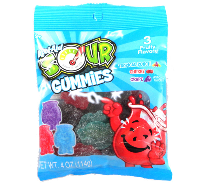 Kool-Aid  SOUR Gummies 3 flavors  114g (12 Pack) - F17