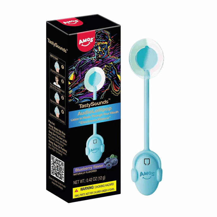 Amos Tastysounds Electronic/Dance Audio Lollipop (24 pack) -Z9
