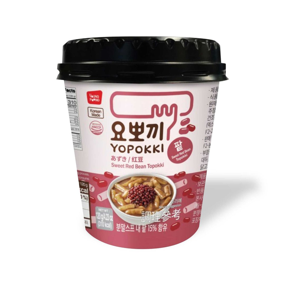 YOUNGPOONG Yopokki Sweet Red Bean Tteokbokki Cup 120g (30 Pack) -  F12