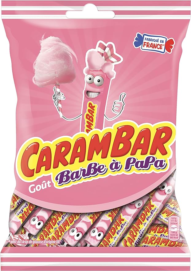 CARAMBAR Barbe a Papa 110g (24 pack) - G19 DLUO 28/08/2024