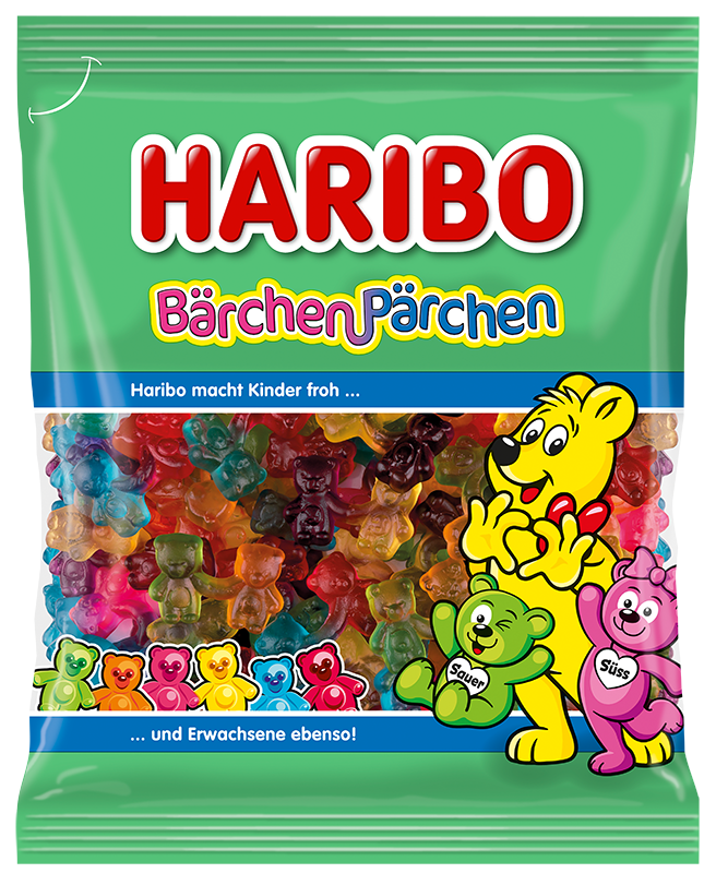 HARIBO Gummy Bear Pairs 160g (19 pack) - R40