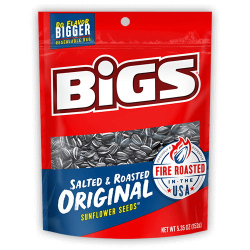 BIGS Original Salted & Roasted Sunflower Seeds 152 g (12 Pack) - B28