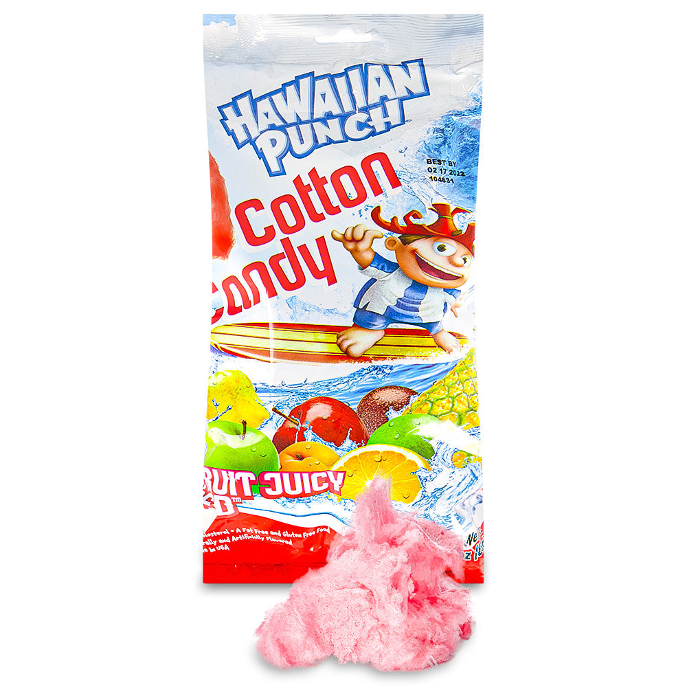 TASTE OF NATURE Hawai Punch Cotton Candy - 3.1oz (12 pack) - B2