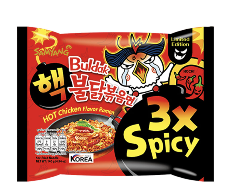 SAMYANG  Buldak Noodle 3X SPICY 5x140g (8 pack)